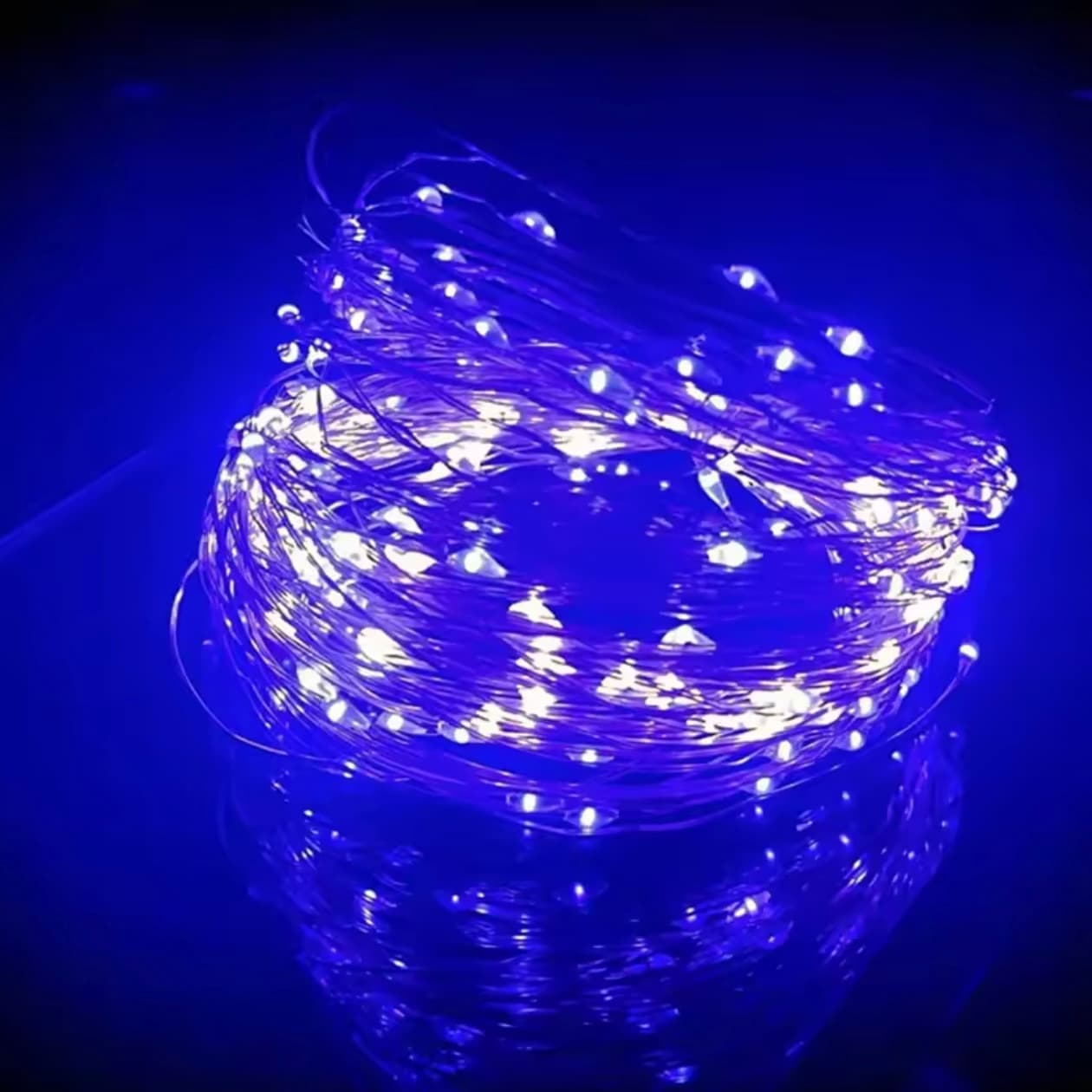 Fioletowe lampki LED